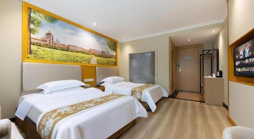 Greentree Inn Guangzhou Panyu Chimelong Happy World Business Hotel Exterior foto